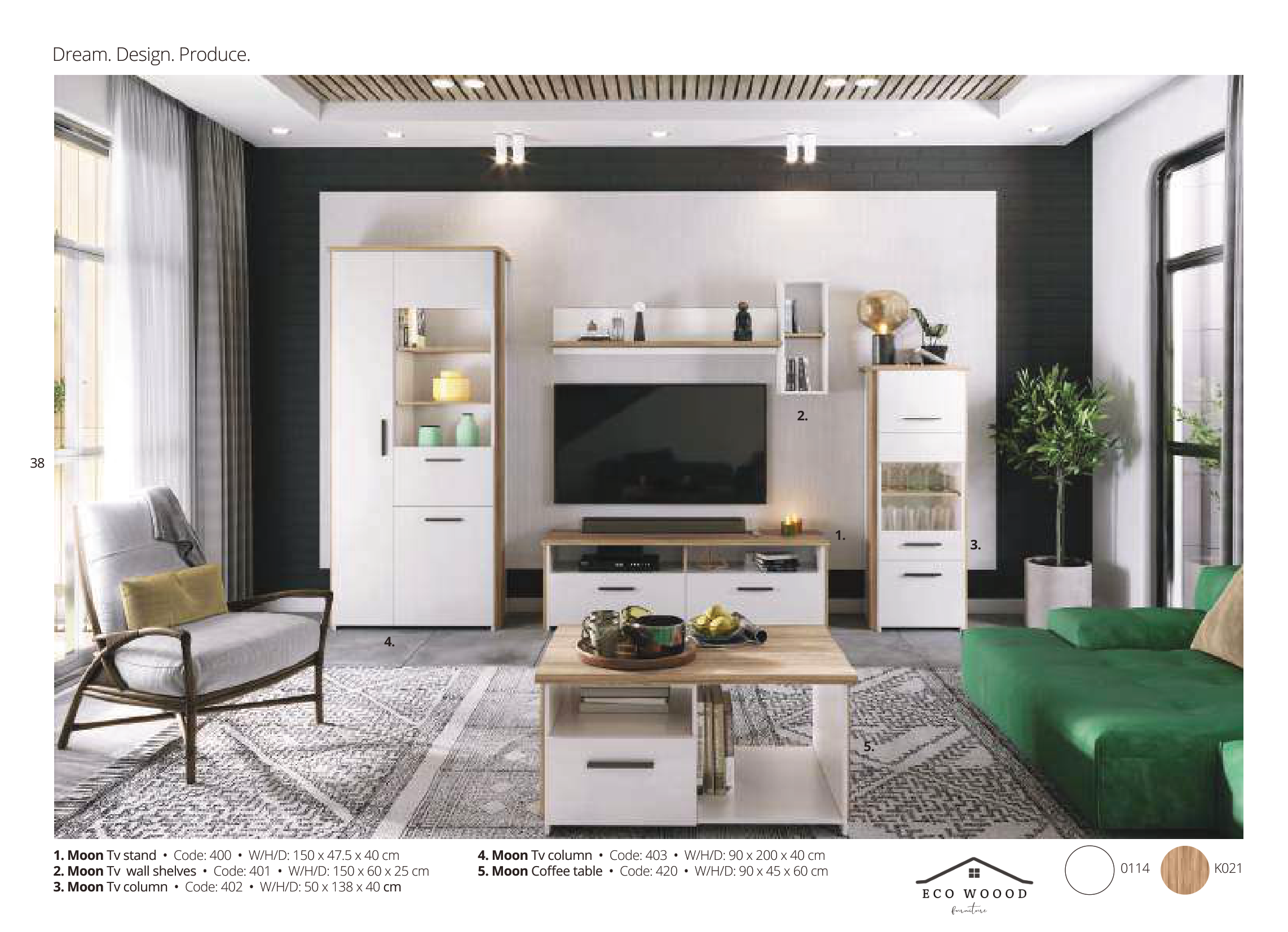 Moon Living Room Collection